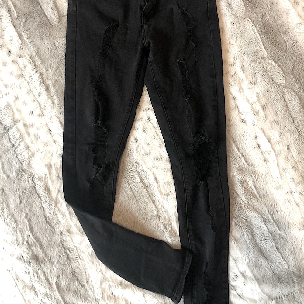 Gently worn skinny jeans